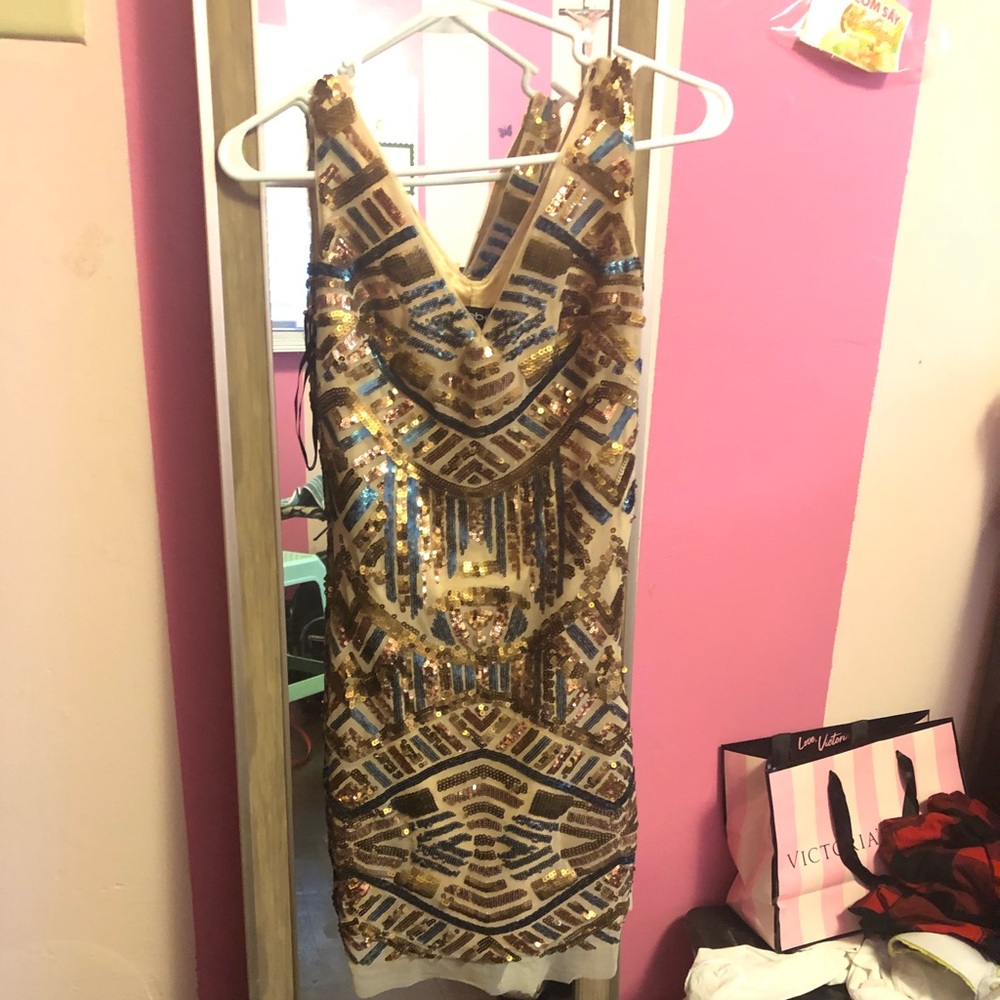 Bebe sequins dress
